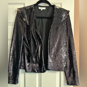 IRO Black Sequin Waklyn Jacket